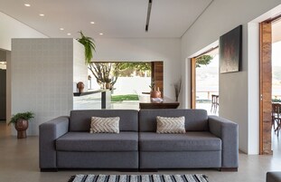 Siddeområde i lobbyen