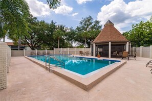 Una piscina riscaldata