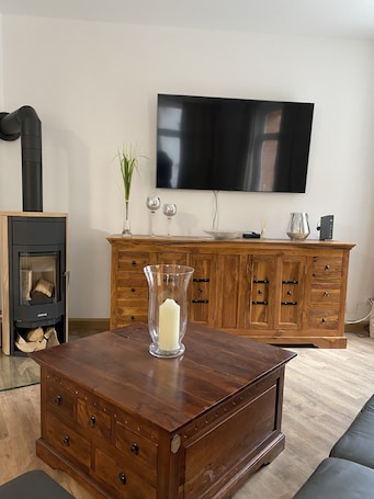 Interior. Luxurious vacation apartment in the middle of the park and castle town of Greiz