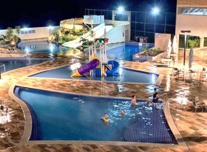 Indoor pool, outdoor pool