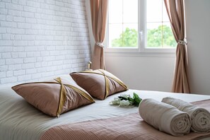 2 bedrooms, travel cot, free WiFi, bed sheets - Suite Brooklyn - 6P near Disneyland Paris (Montry)