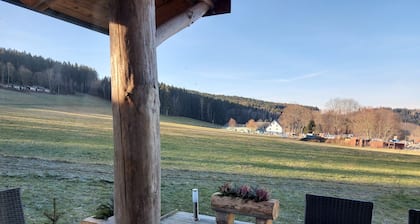 Cozy newly built vacation home in the heart of the Erzgebirge "Haus Ost"