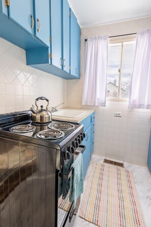 Fridge, microwave, oven, stovetop - New Listing!! Charming French Studio Apartment (Laramie)