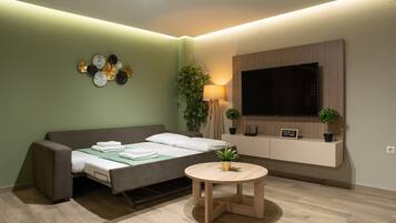 1 bedroom, desk, soundproofing, iron/ironing board