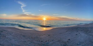 Beach nearby, beach towels