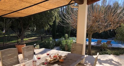 VILLA WITH HEATED AND SECURED POOL 2 TO 8 PERSONS ALL OPTIONS IN HEART VAR