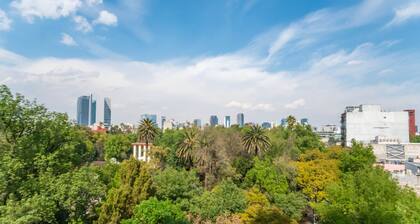Big, Bright, Renovated Mexico City Apartment Facing Gorgeous Park in La Condesa