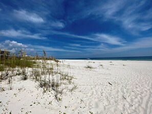 Accommodatie ligt op het strand