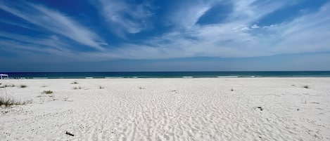 On the beach