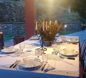Area per ricevimenti all'aperto