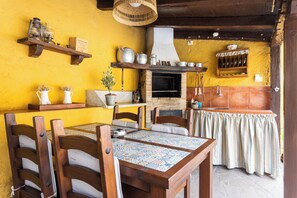 Outdoor dining - Casa Rural La Gañanía - Casa grande (Los Realejos)