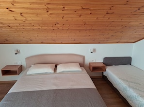 2 chambres, Wi-Fi, literie fournie
