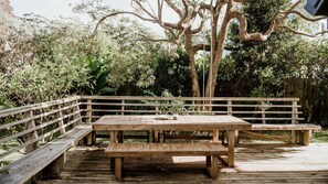 Opções para refeição ao ar livre