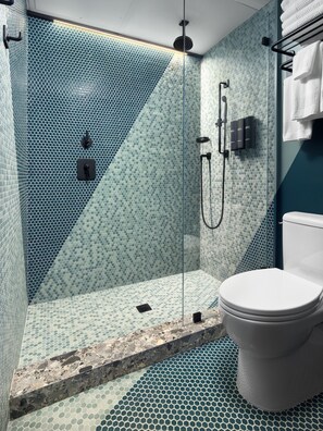 Classic Room (Self Check-in with Virtual Front Desk) | Bathroom | Shower, rainfall showerhead, designer toiletries, hair dryer - The Hotel Castro San Francisco (San Francisco)