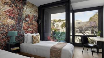 Accessible Room, Two Twins (Self Check-in with Virtual Front Desk) | Frette Italian sheets, premium bedding, individually decorated