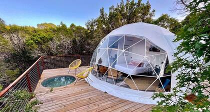 Vagary: Luxury Glamping in Treetop Dome + Dip Pool