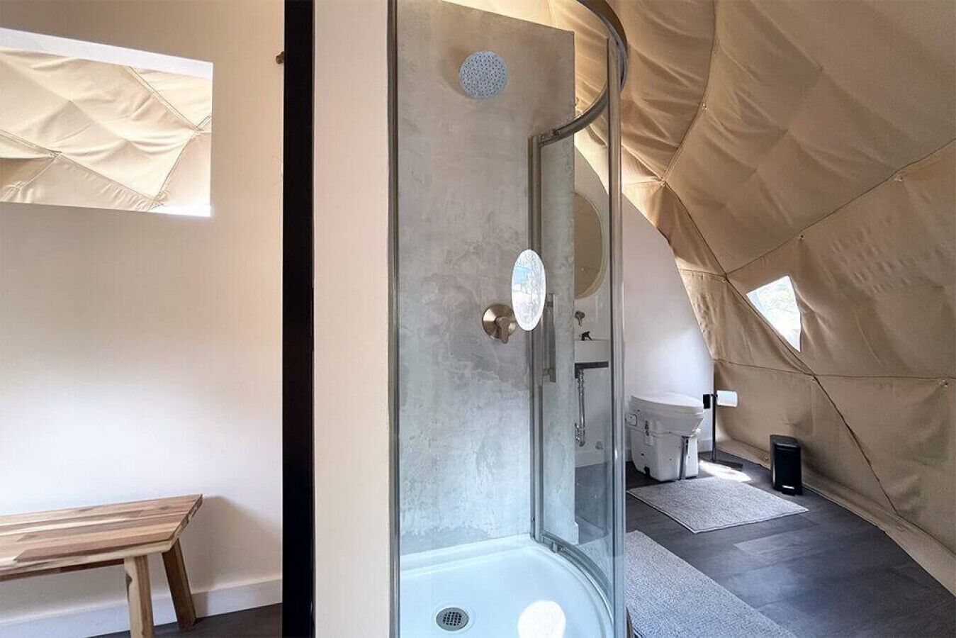 Hair dryer, towels