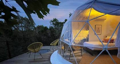 Vagary: Luxury Glamping in Treetop Dome + Dip Pool
