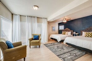 4 habitaciones, tabla de planchar con plancha y wifi gratis 