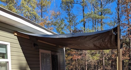 1400 Square feet of space, isolate in three acres lot.