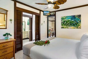 1 bedroom, iron/ironing board, free WiFi, bed sheets - Kiahuna 106 – Ocean View, Close to Poipu Beach (Koloa)