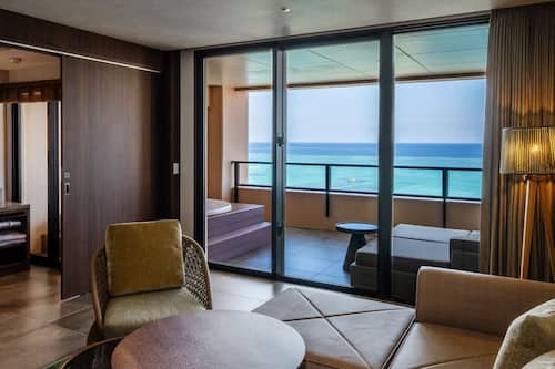 Ocean Terrace Deluxe (Twin) Non-Smoking | Hochwertige Bettwaren, Daunenbettdecken, Zimmersafe