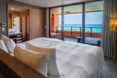 Design-Suite, Nichtraucher, Meerblick | Hochwertige Bettwaren, Daunenbettdecken, Zimmersafe
