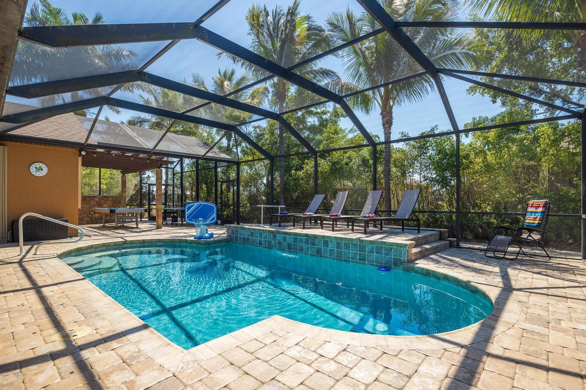Outdoor Pool Table and Ping Pong Table, Heated Pool - Villa Terrapin - Roelens Vacations