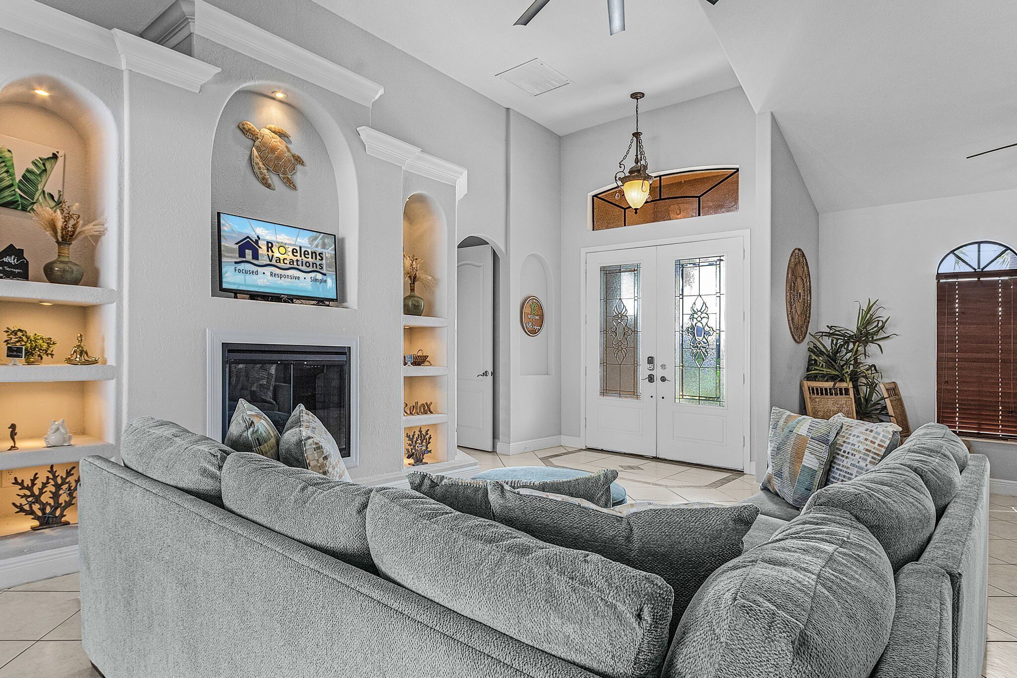 Télévision, table de tennis de table