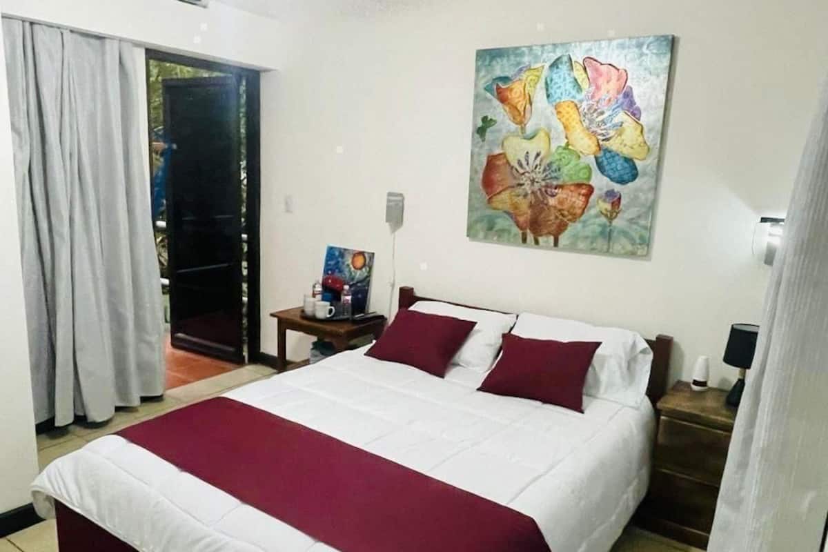 Executive Double Room, 1 Queen Bed, Accessible, Garden Area | Hypo-allergenic bedding available, minibar, in-room safe