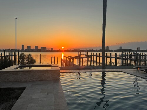 Riverfront Retreat - Pool & Hot Tub - Mins from Beach, Speedway, & Ocean Center!