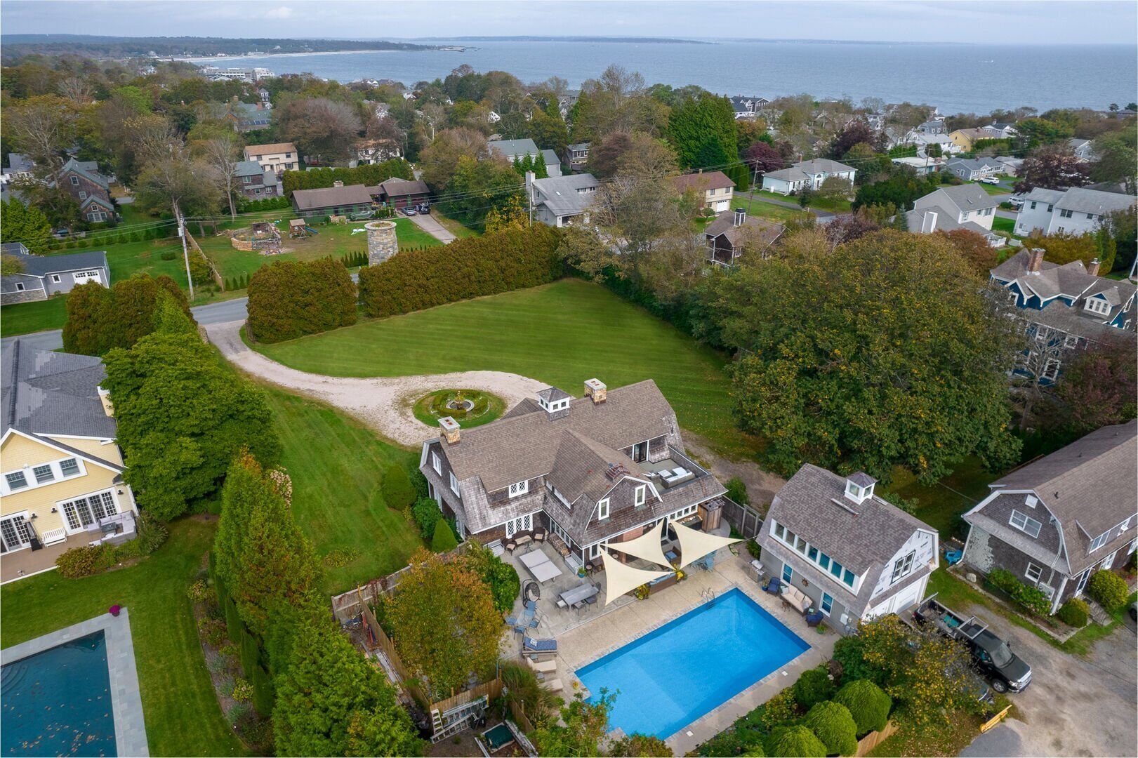 Narragansett Pier Estate with Pool, sleeps 14
