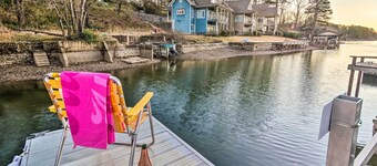 Lake Views, Boat Dock, Patio, Game Room, Fire Pit!