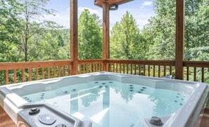 Idromassaggio all'aperto