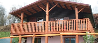 The chalet of happiness in the heart of the Vosges with beautiful mountain views
