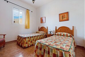 2 bedrooms, iron/ironing board, free WiFi, bed sheets - Pet-Friendly 'Casa El Cardon B1' with Sea & Mountain View, Terrace & Wi-Fi (Buenavista del Norte)