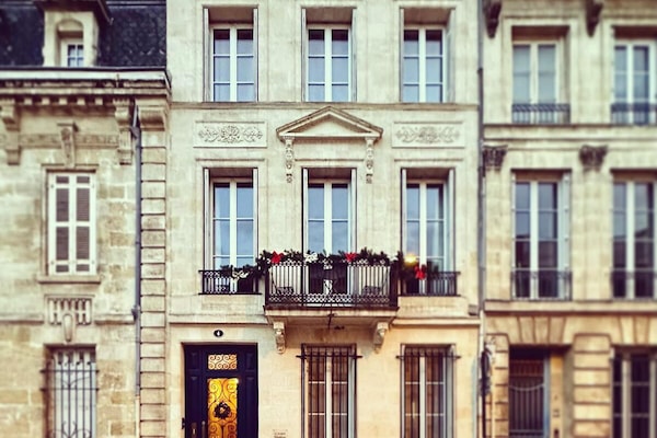 La façade de la maison
