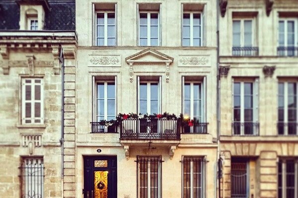 La façade de la maison