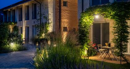 Spacious Studio Apartment with Garden in Restored Farmhouse