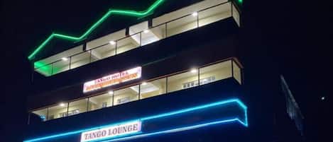 Front of property – evening/night