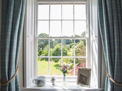 Luxury King bedroom with private bathroom in the wing of a private Country House