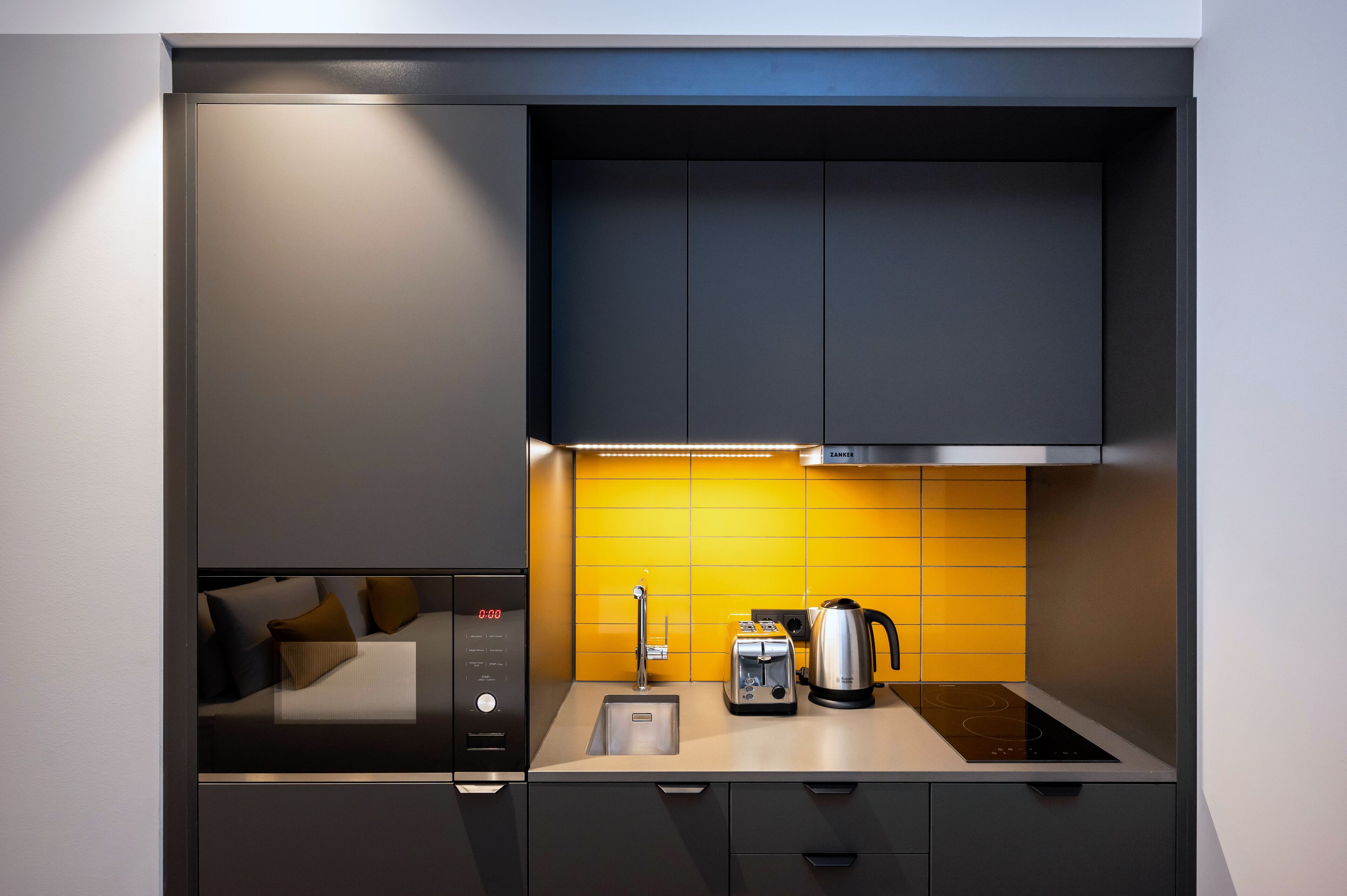 studio accessible | private kitchenette | espresso maker, coffee/tea maker, electric kettle