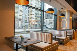 Breakfast, lunch and dinner served