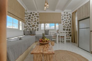 Superior Apartment | Living area | TV - Naxian Horizon (Naxos)