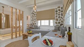 Superior-Apartment | 1 Schlafzimmer, hochwertige Bettwaren, Pillowtop-Betten, Minibar