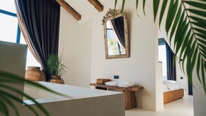 Executive-værelse | Select Comfort-senge, minibar, pengeskab på værelset