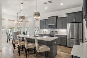 Fridge, microwave, oven, stovetop - Private Pool! Low-Speed Vehicle! 4 Adult Bikes! Short Walk to Beach! (Miramar Beach)