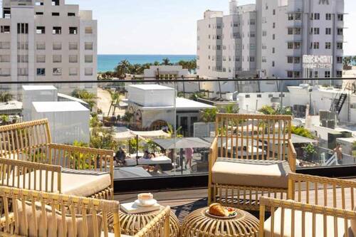 Terrasse sur le toit