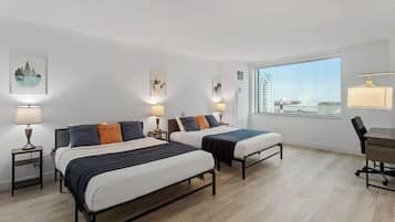 2 bedrooms, desk, iron/ironing board, WiFi