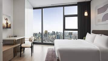 Habitación Premier, 1 habitación | Caja de seguridad en la habitación y tabla de planchar con plancha